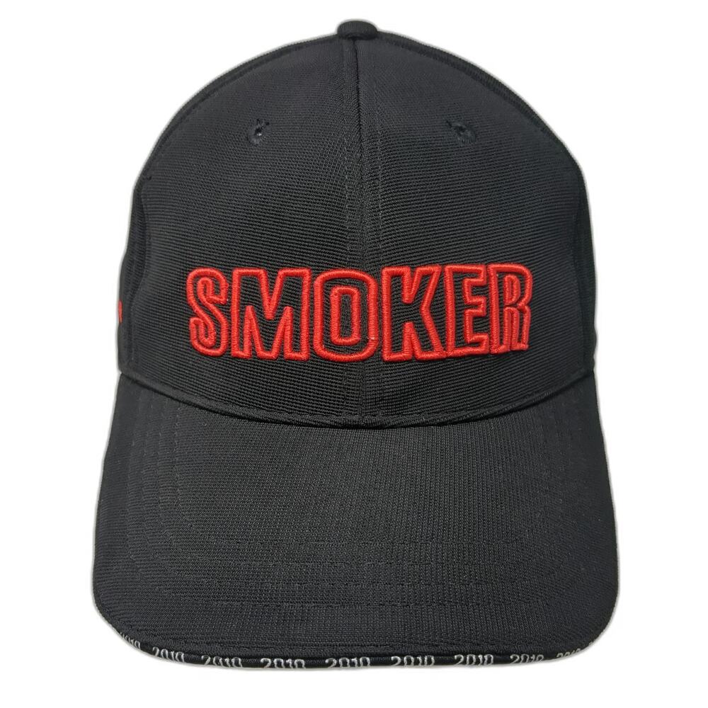 AFC Smoker Boxing Bulldog Fighting Charity Black Baseball Cap Size M Fitted Hat